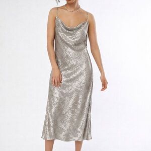 Dress Forum Cowl Neck Midi Dress